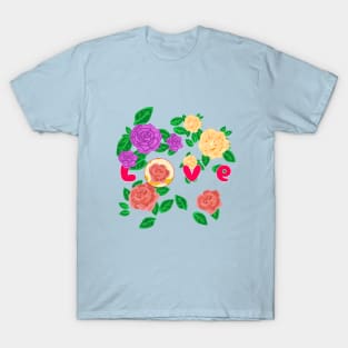 Love Blossoms Spectrum T-Shirt